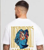 Infamous Legends Oversized White T-Shirt - Image 2