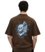 Skull Graphic Oversized T-Shirt - Image 2