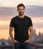 Premium Black Regular Fit T-Shirt