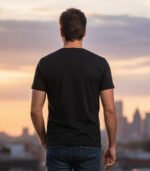 Premium Black Regular Fit T-Shirt - Image 2