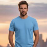 Sky Blue Regular Fit T-Shirt